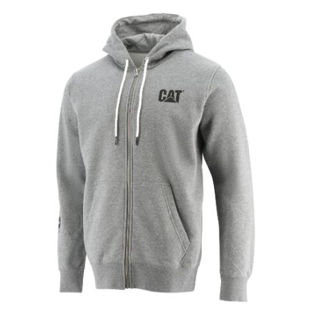 Caterpillar Clothing Online - Caterpillar Foundation Fz Dm Hooded Sweatshirt Mens Hoodies Dark Grey (479603-ZXG)